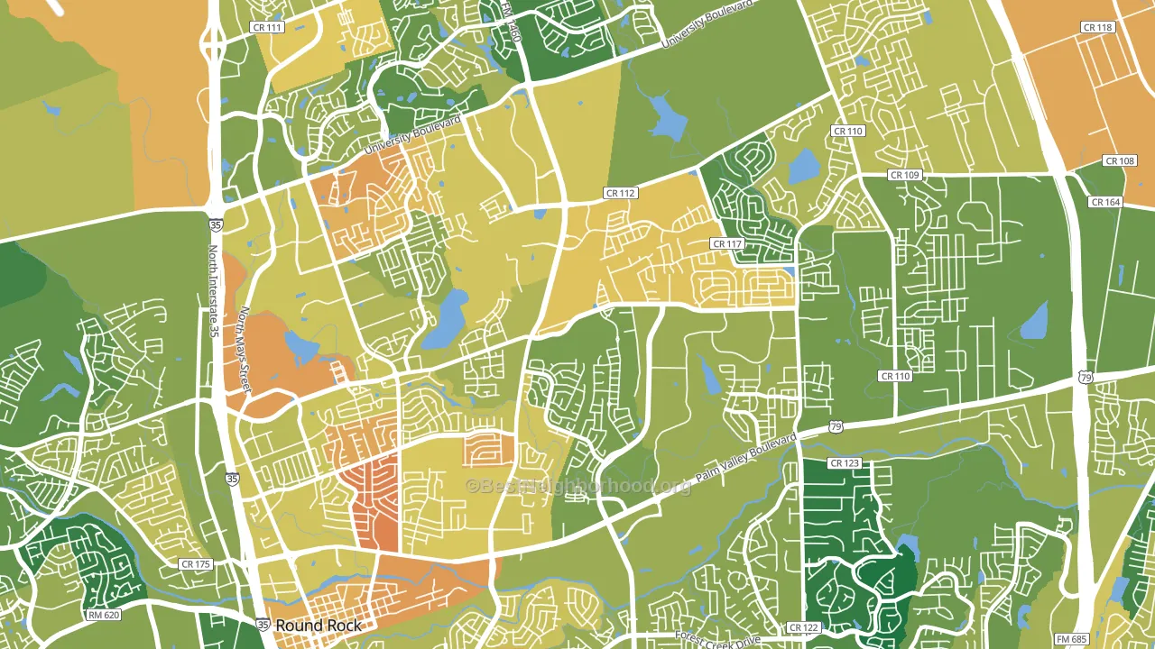 78665, TX block-group voter-turnout map