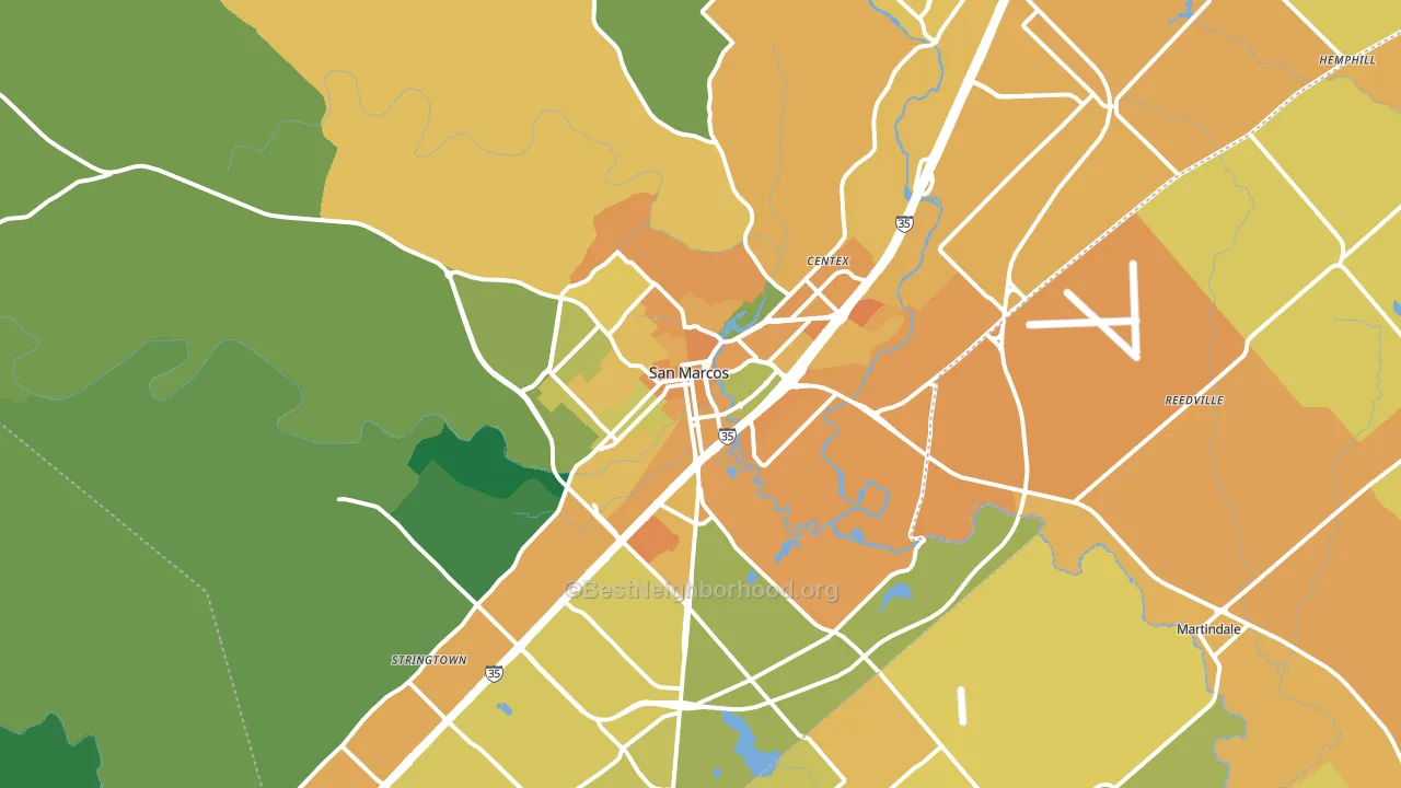 78666, TX block-group voter-turnout map