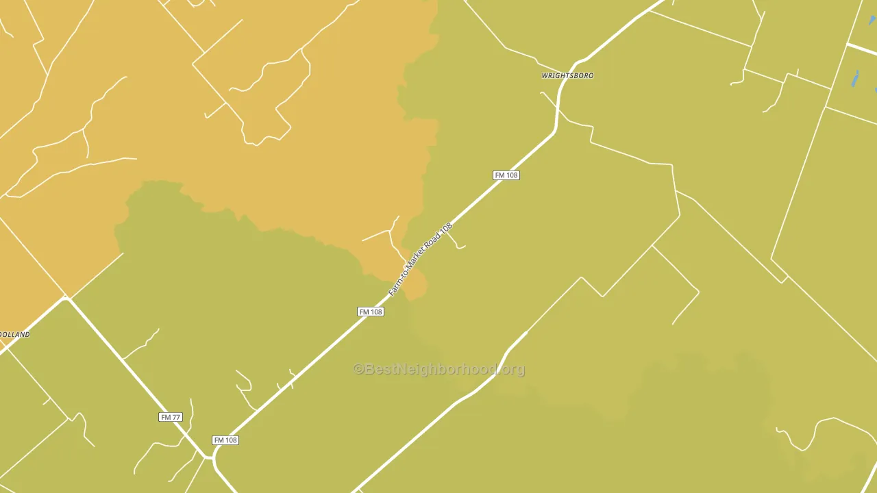 78677, TX block-group voter-turnout map
