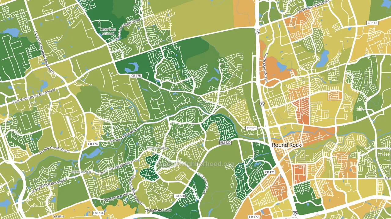78681, TX block-group voter-turnout map