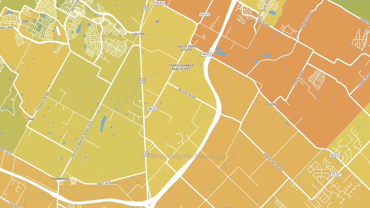 78719, TX block-group voter-turnout map