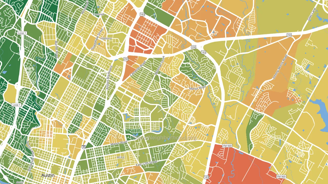 78723, TX block-group voter-turnout map