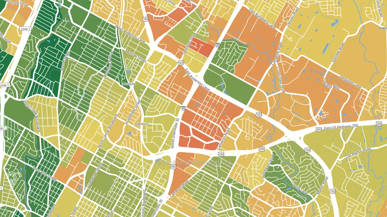 78752, TX block-group voter-turnout map