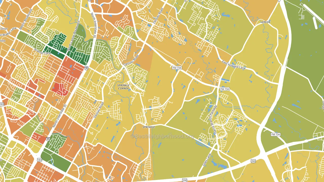78754, TX block-group voter-turnout map