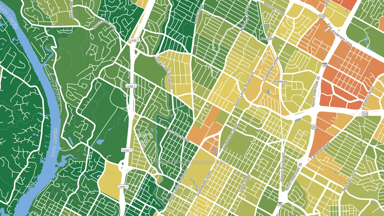 78756, TX block-group voter-turnout map