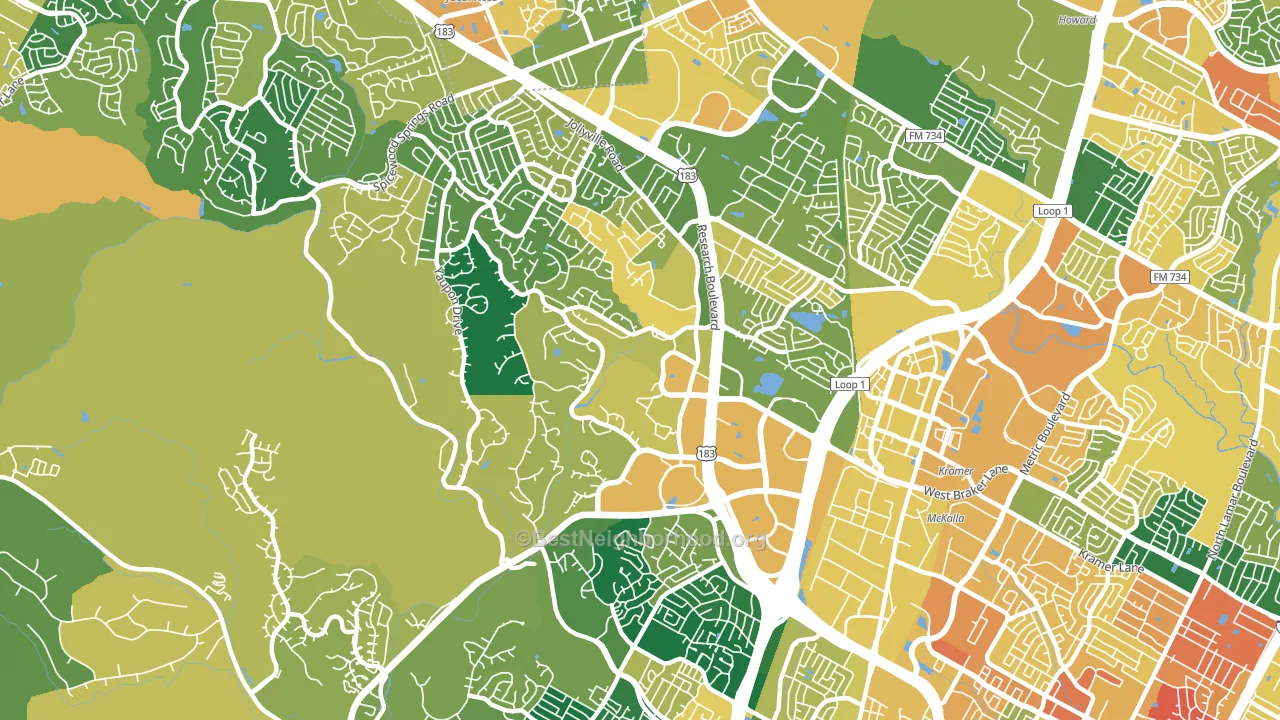 78759, TX block-group voter-turnout map