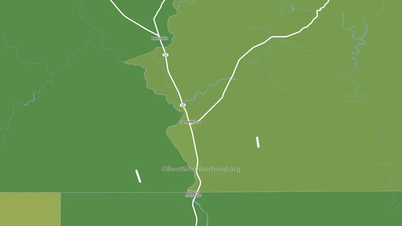78833, TX block-group voter-turnout map