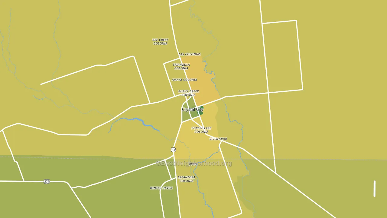 78839, TX block-group voter-turnout map