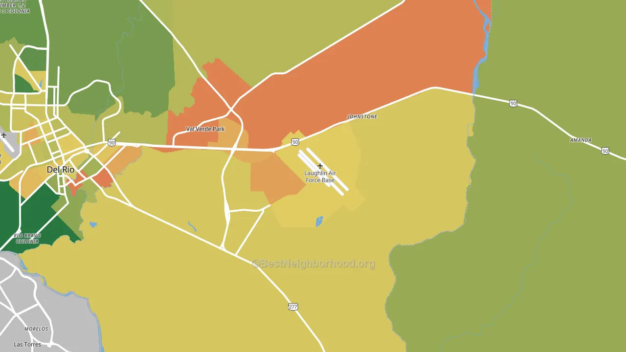 78843, TX block-group voter-turnout map