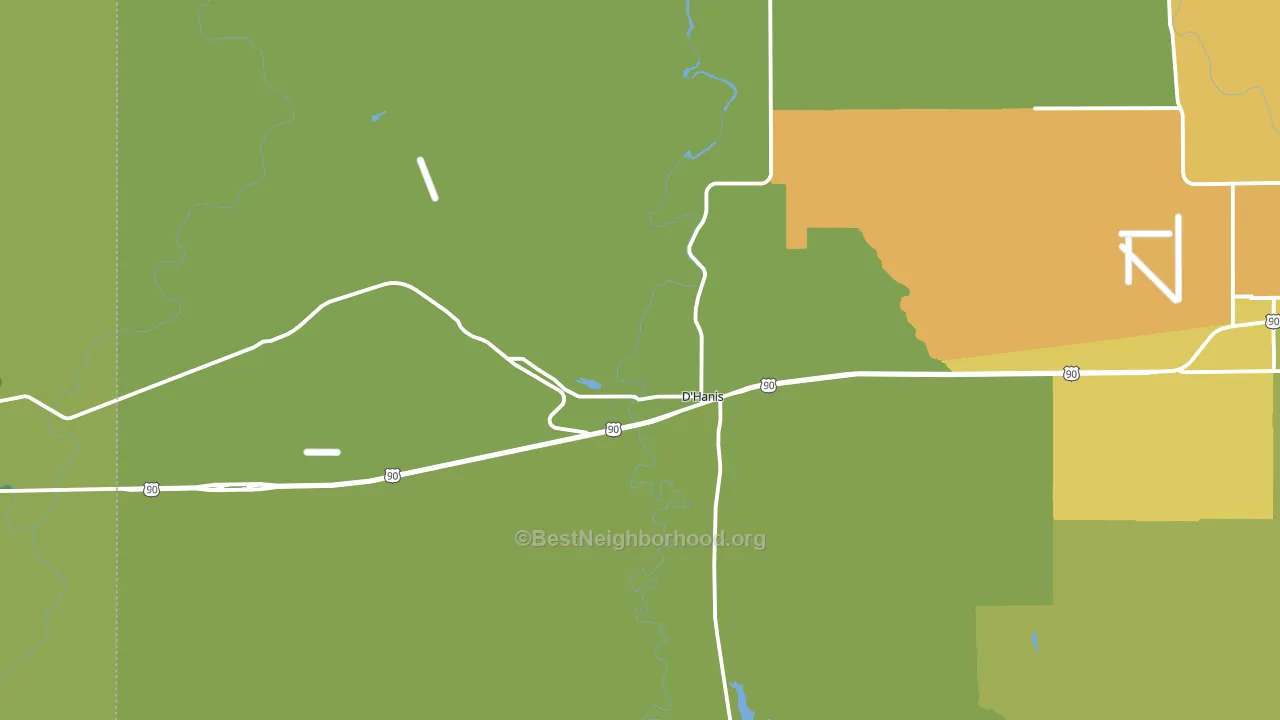 78850, TX block-group voter-turnout map
