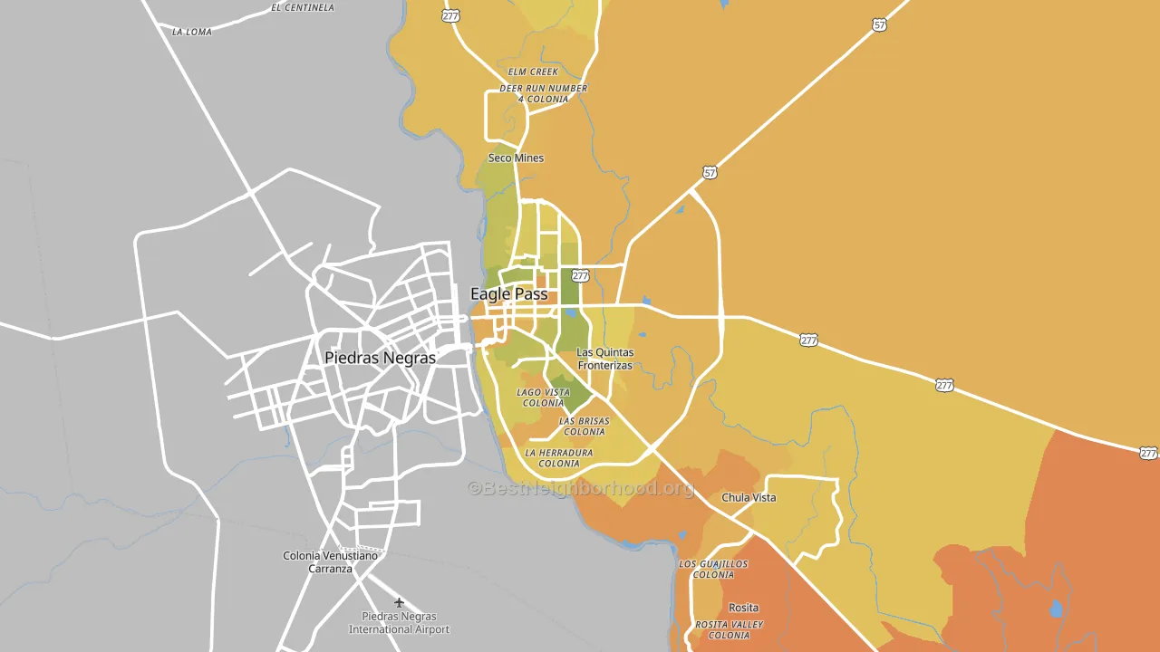 78852, TX block-group voter-turnout map