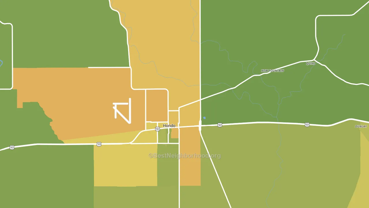 78861, TX block-group voter-turnout map