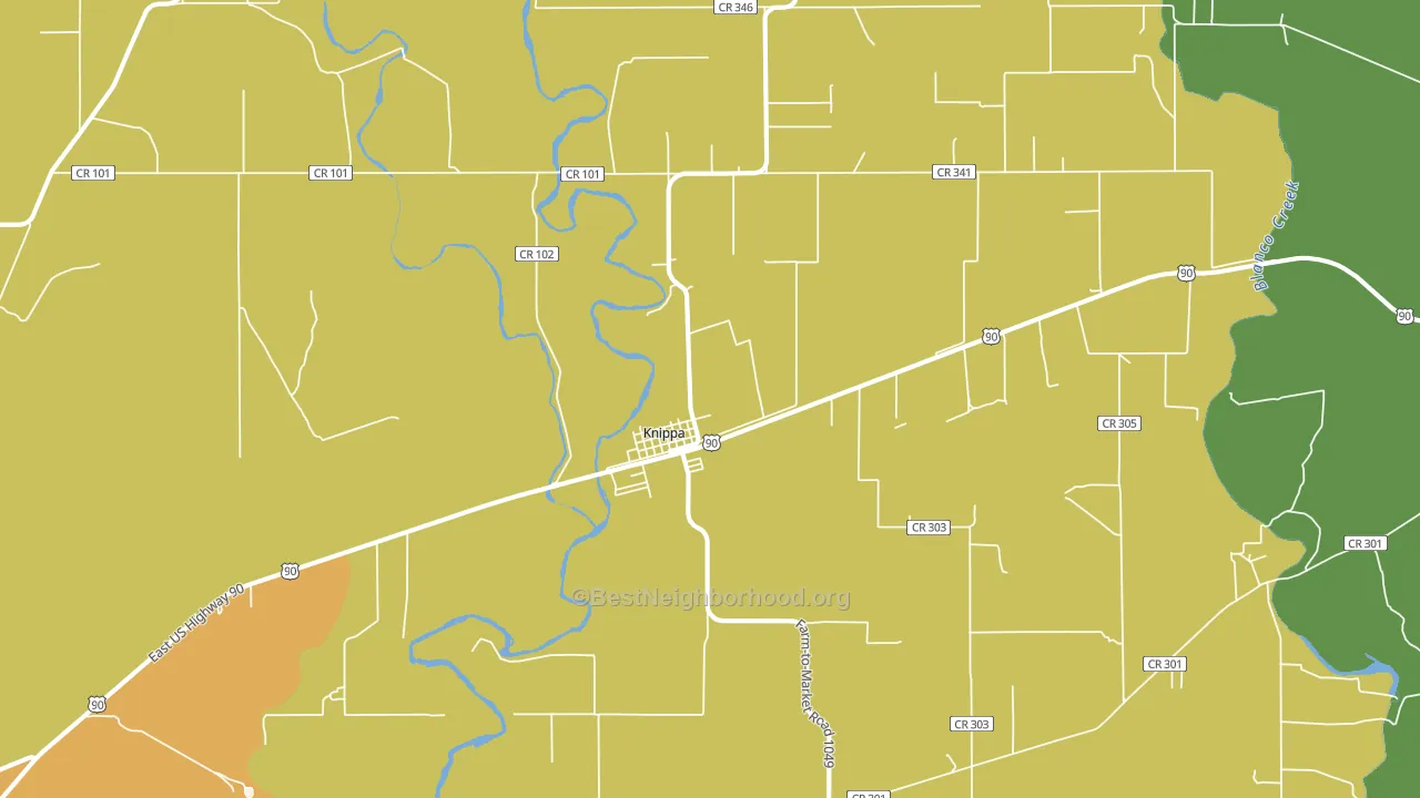 78870, TX block-group voter-turnout map