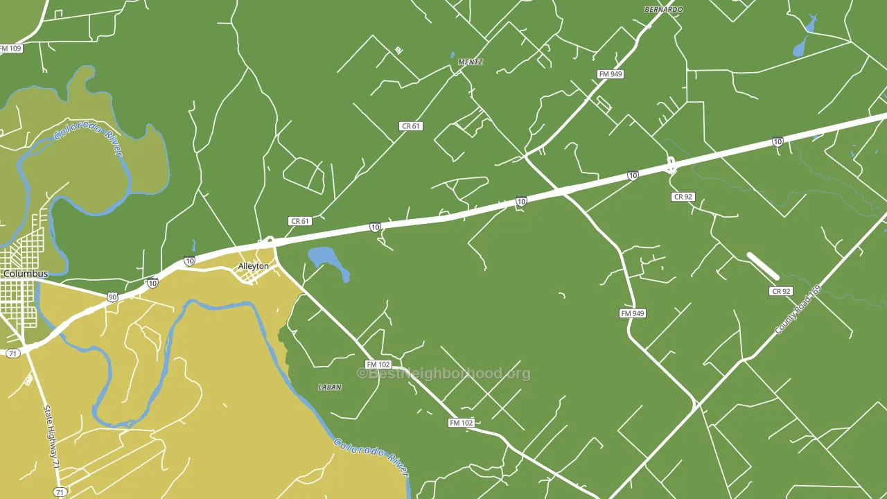 78935, TX block-group voter-turnout map