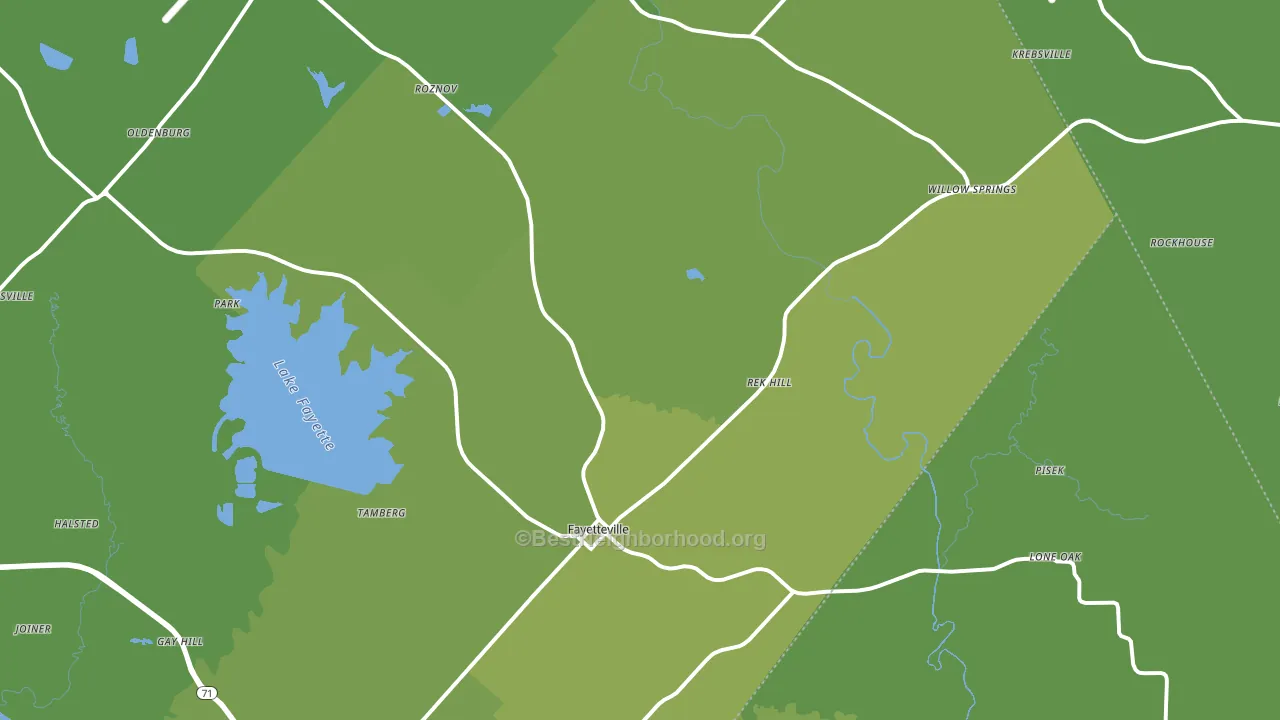 78940, TX block-group voter-turnout map