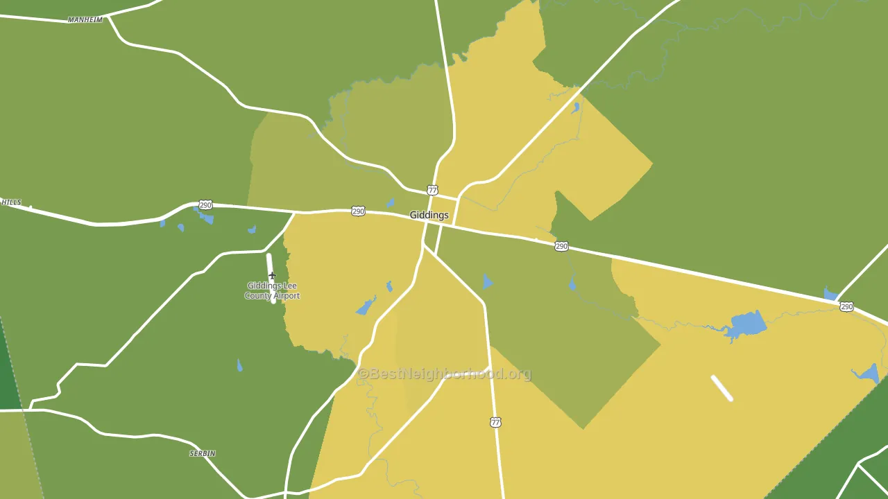 78942, TX block-group voter-turnout map