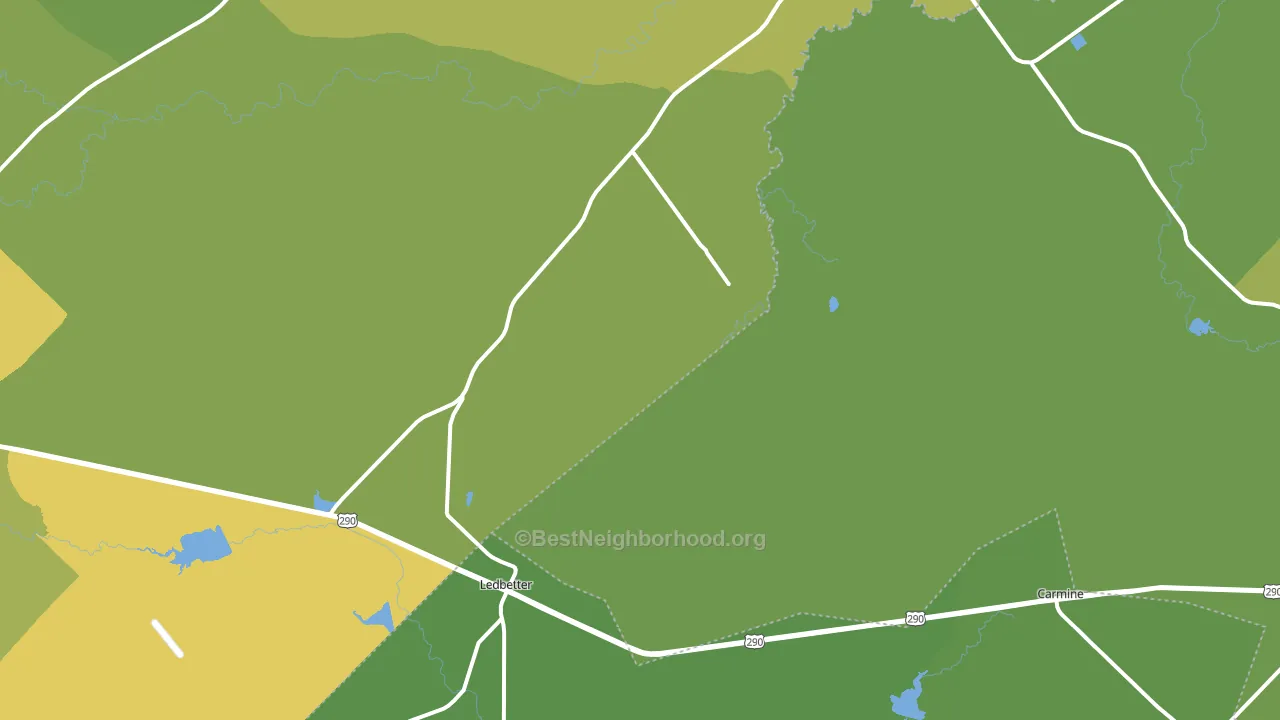 78946, TX block-group voter-turnout map