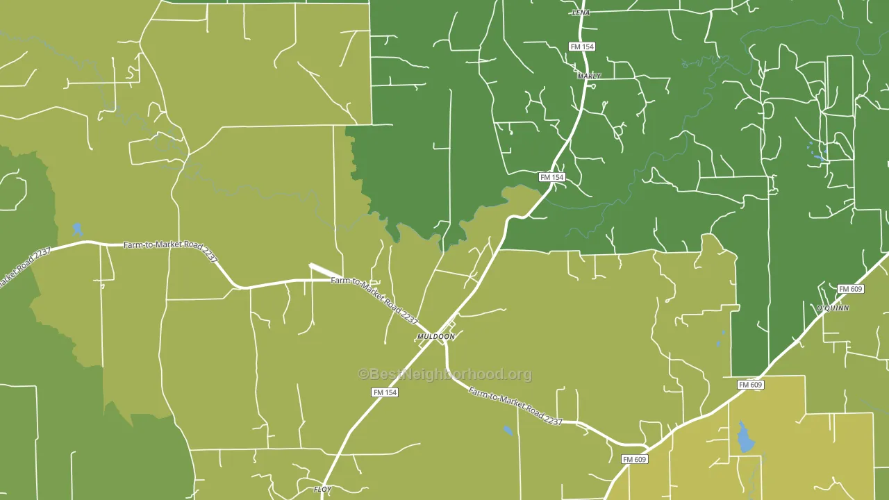 78949, TX block-group voter-turnout map