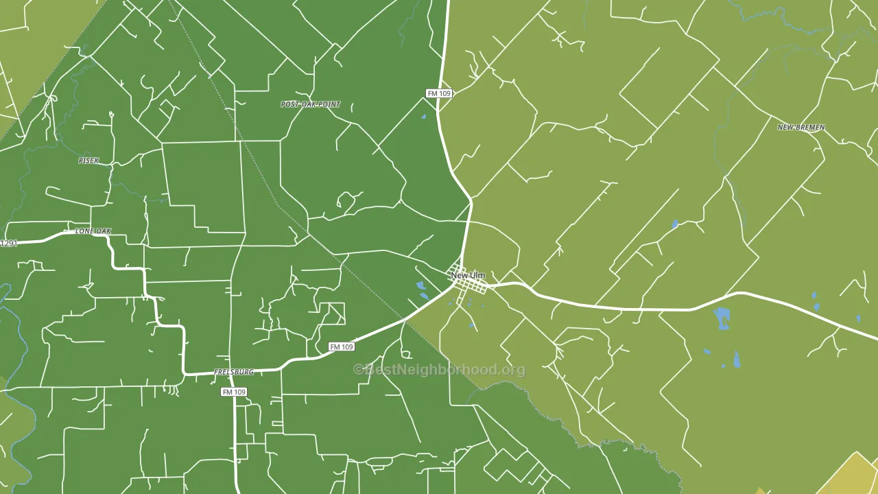 78950, TX block-group voter-turnout map