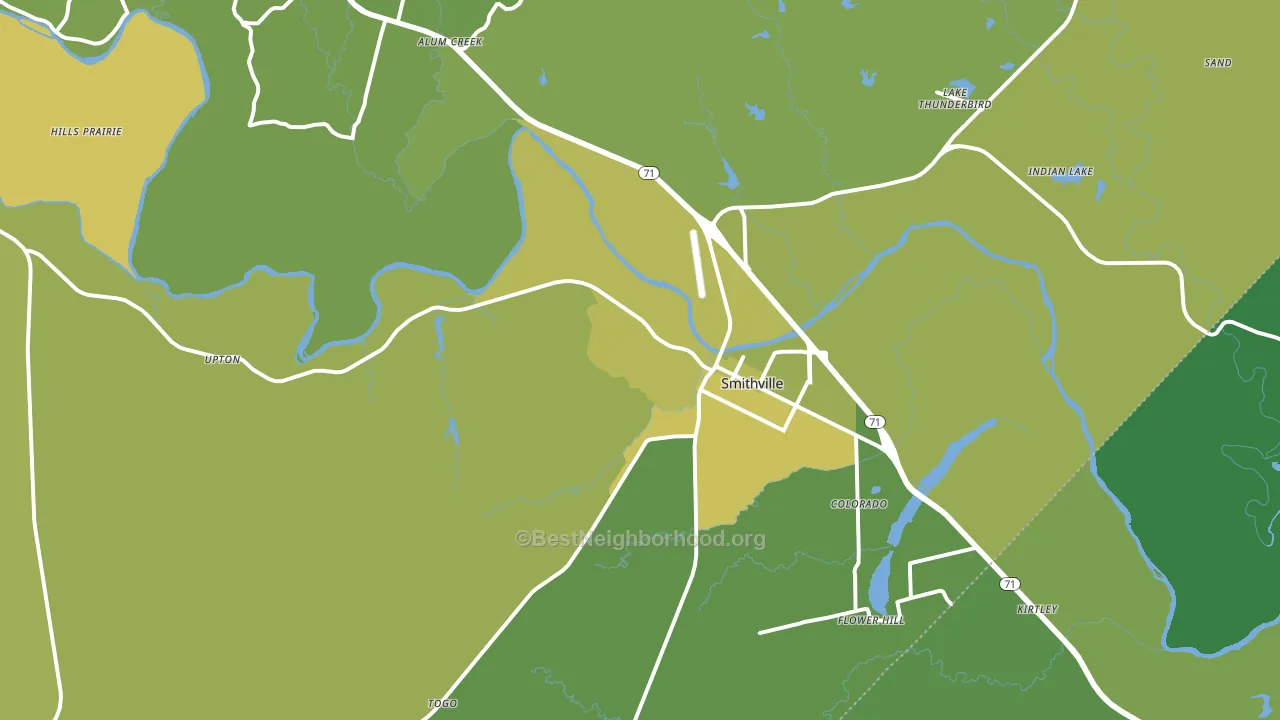 78957, TX block-group voter-turnout map
