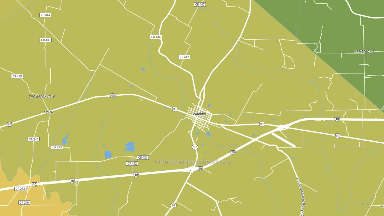 78959, TX block-group voter-turnout map