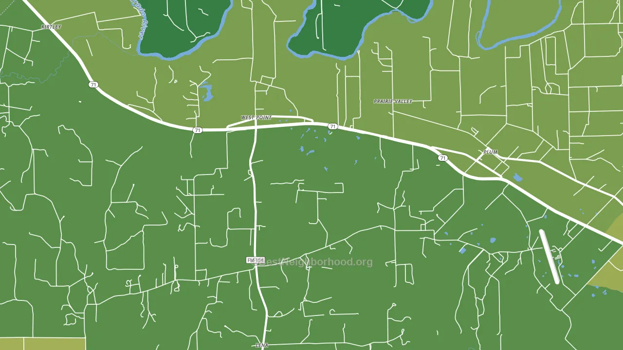 78963, TX block-group voter-turnout map