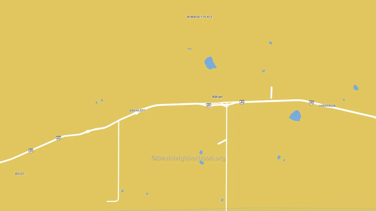 79001, TX block-group voter-turnout map