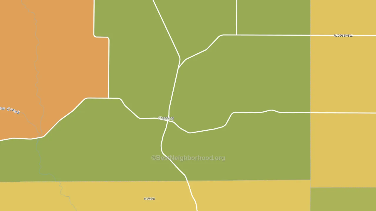 79018, TX block-group voter-turnout map