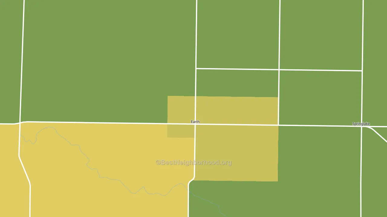 79031, TX block-group voter-turnout map