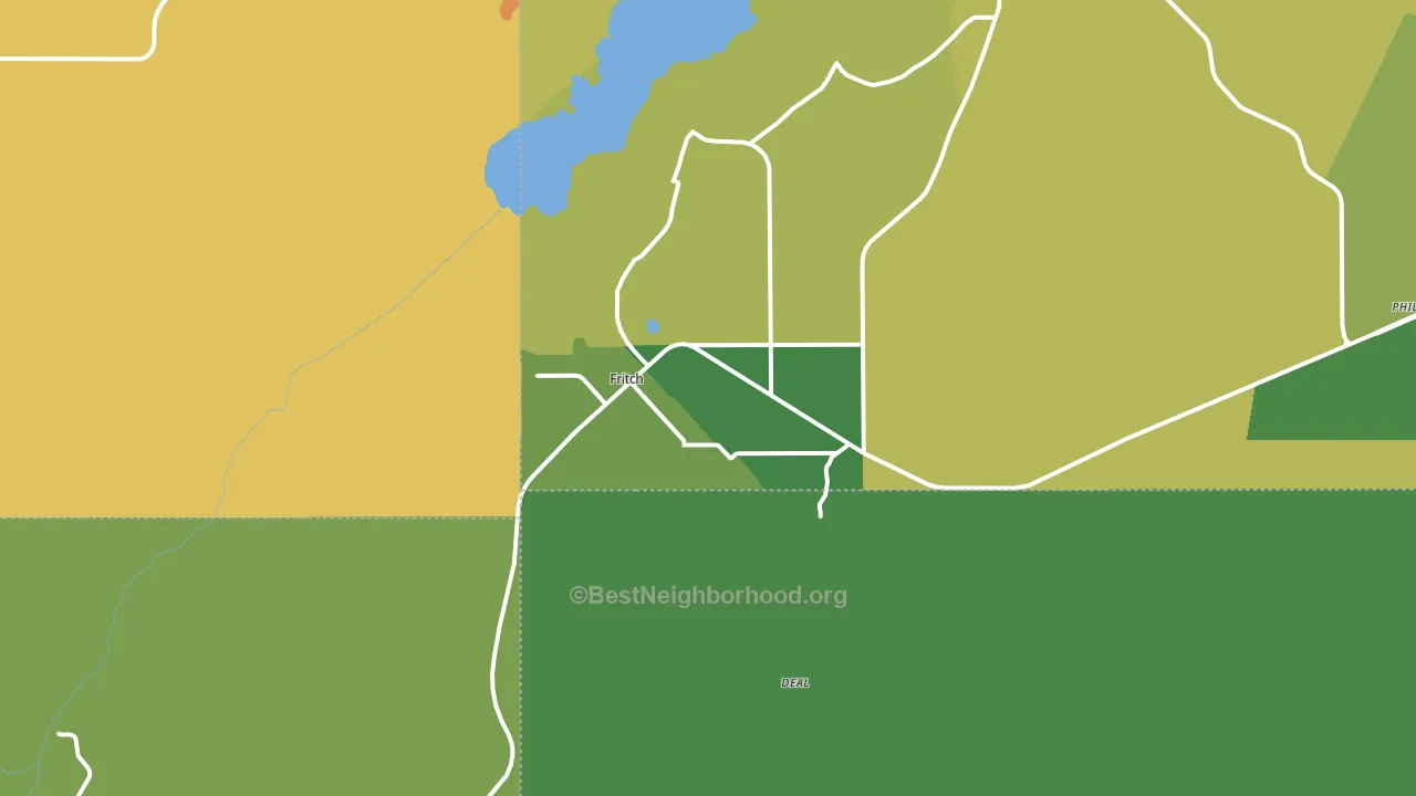 79036, TX block-group voter-turnout map