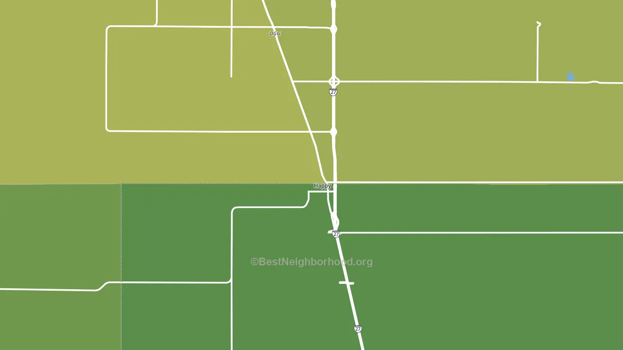 79042, TX block-group voter-turnout map