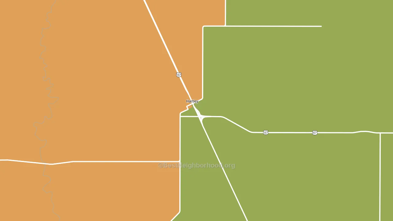 79044, TX block-group voter-turnout map