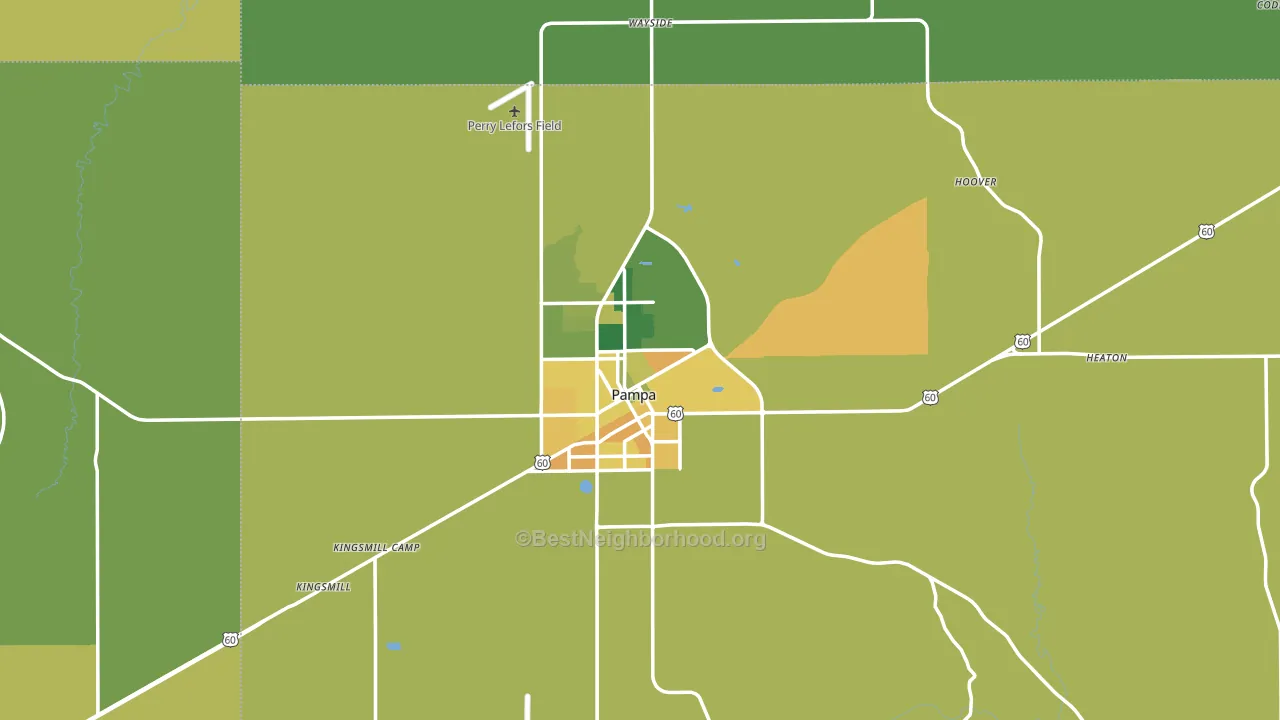 79065, TX block-group voter-turnout map