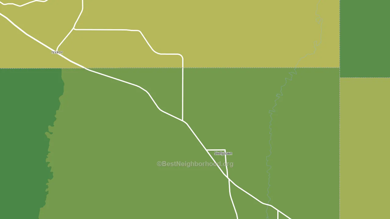 79080, TX block-group voter-turnout map