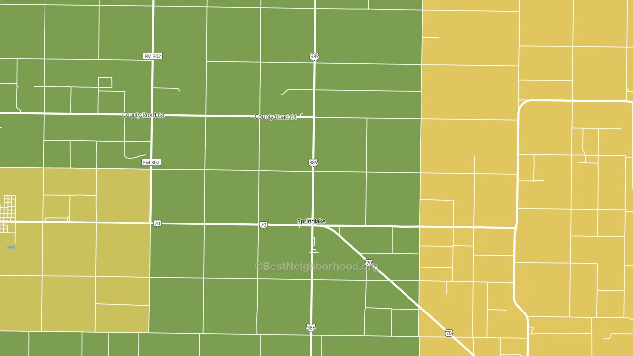 79082, TX block-group voter-turnout map