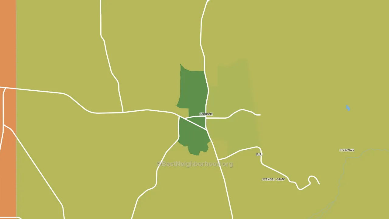 79083, TX block-group voter-turnout map