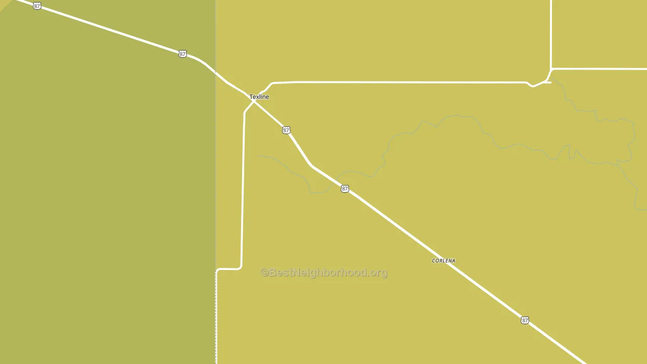 79087, TX block-group voter-turnout map
