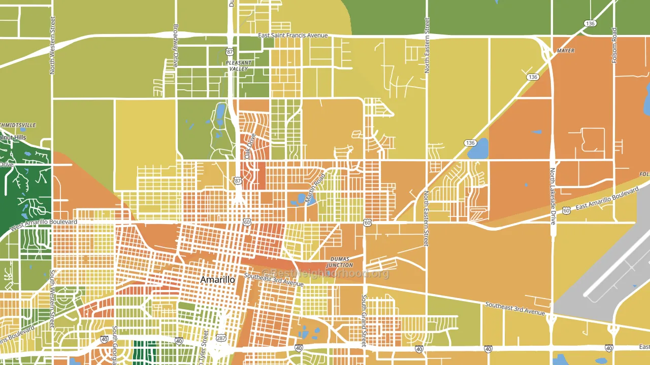 79107, TX block-group voter-turnout map
