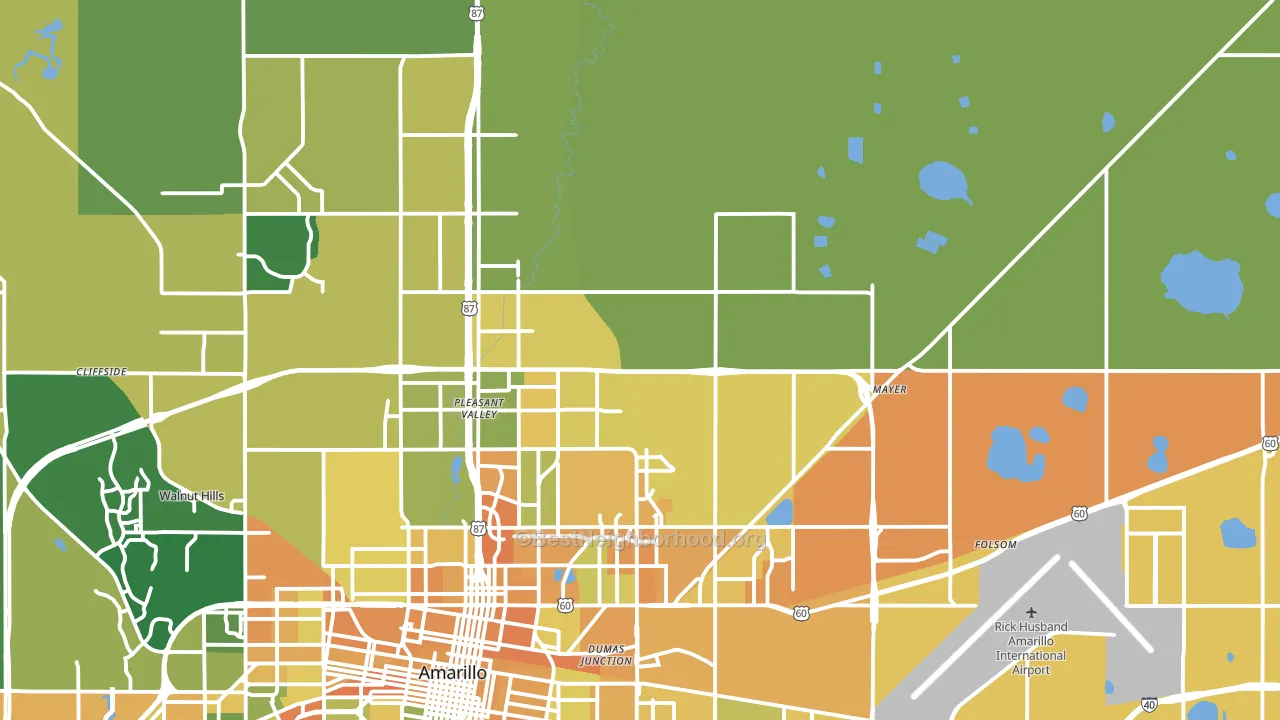 79108, TX block-group voter-turnout map