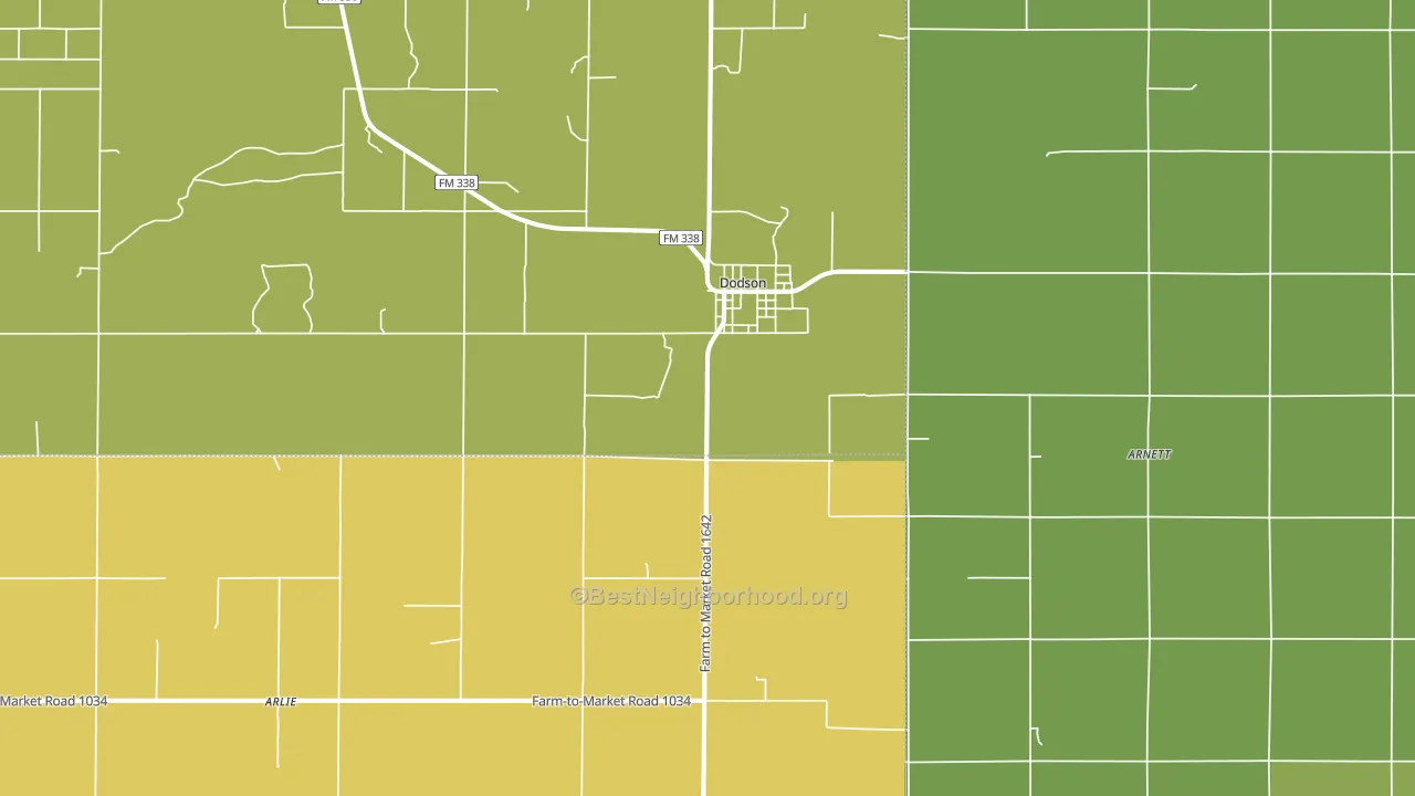 79230, TX block-group voter-turnout map