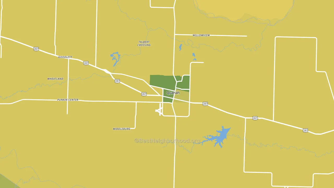 79252, TX block-group voter-turnout map