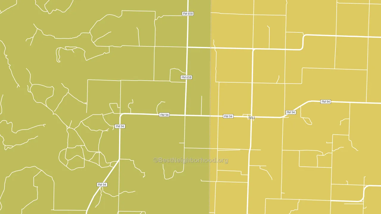 79259, TX block-group voter-turnout map