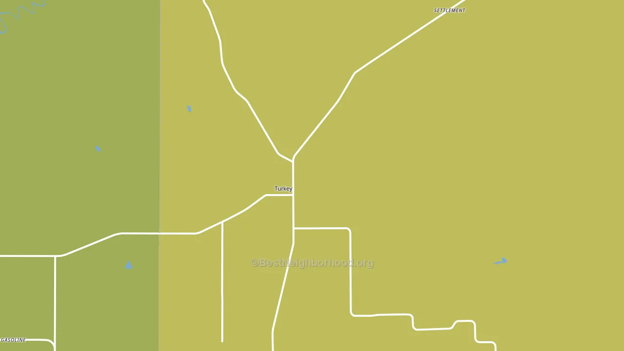 79261, TX block-group voter-turnout map