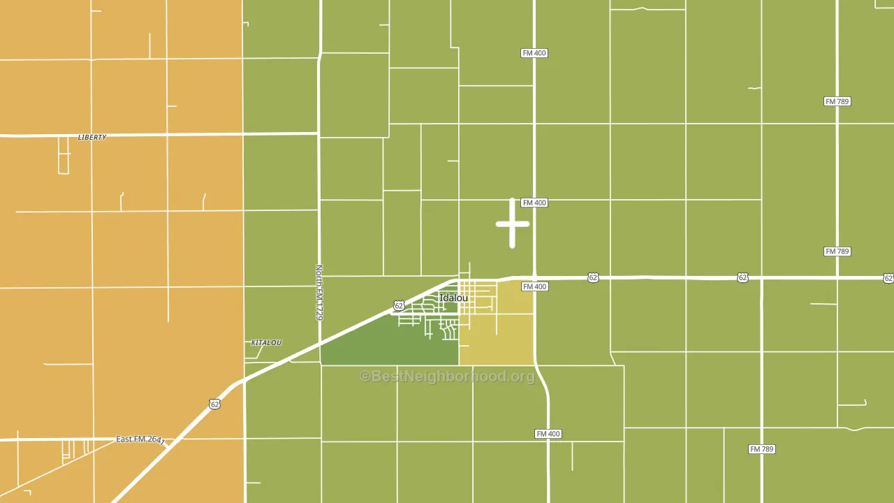 79329, TX block-group voter-turnout map