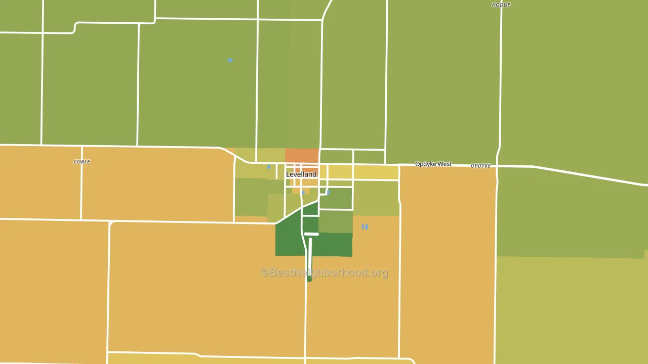 79336, TX block-group voter-turnout map