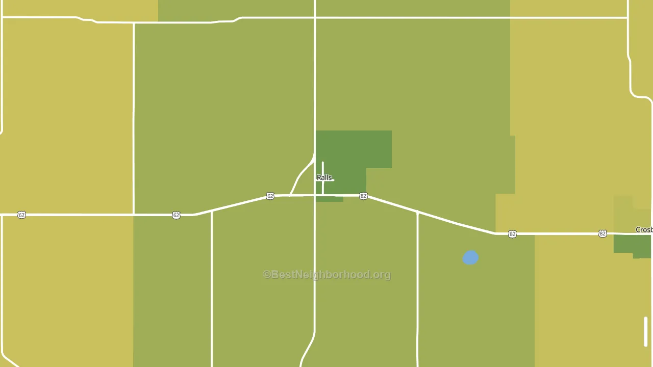 79357, TX block-group voter-turnout map