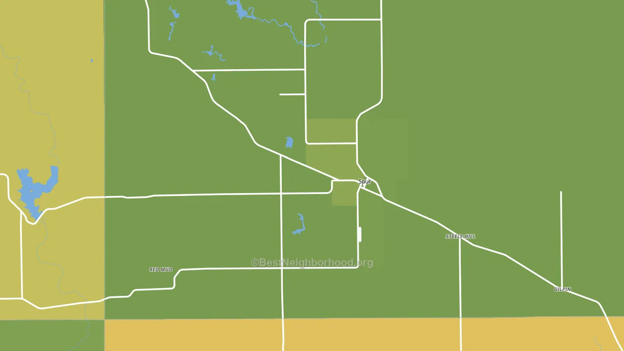 79370, TX block-group voter-turnout map