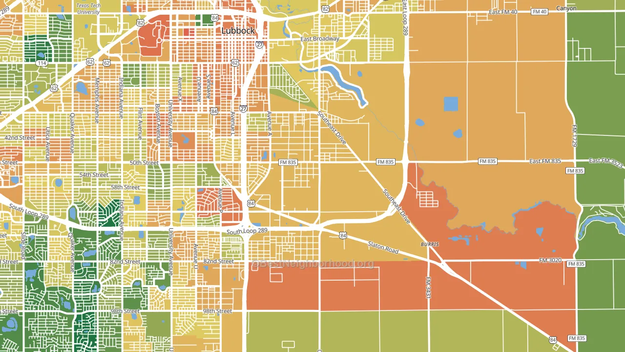 79404, TX block-group voter-turnout map