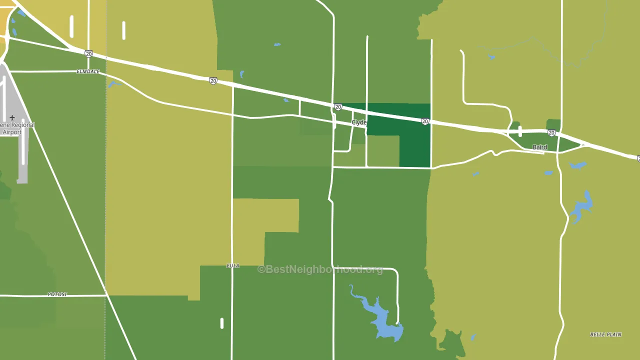 79510, TX block-group voter-turnout map