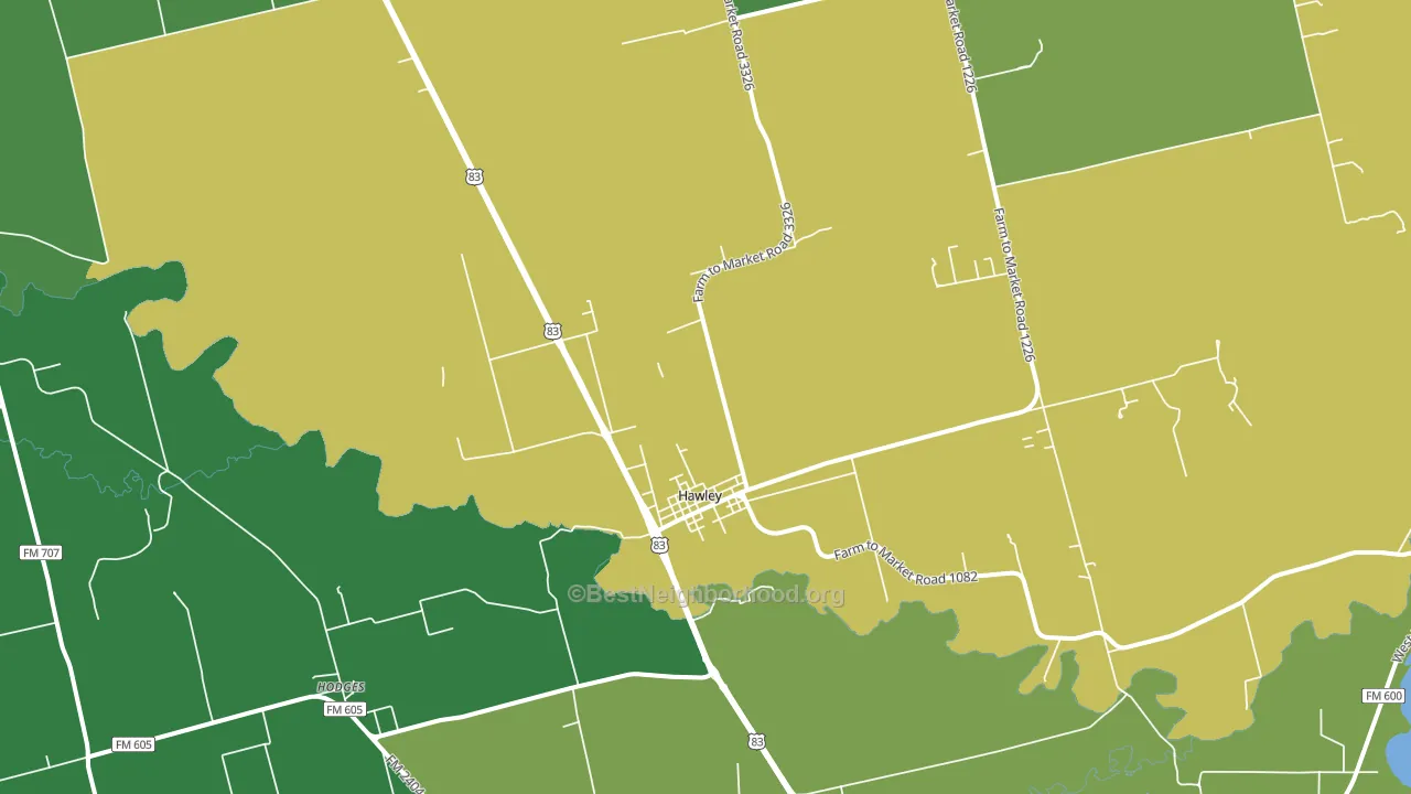 79525, TX block-group voter-turnout map